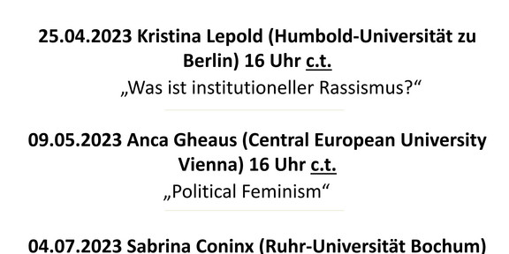 Dies ist das Poster des Philosophischen Kolloquiums